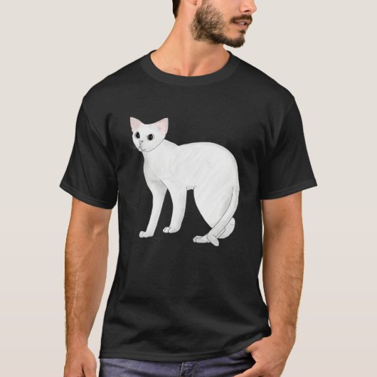 Devon Rex Cute Cat Kitten Meow  Men Women Kids Tシャツ (正面)