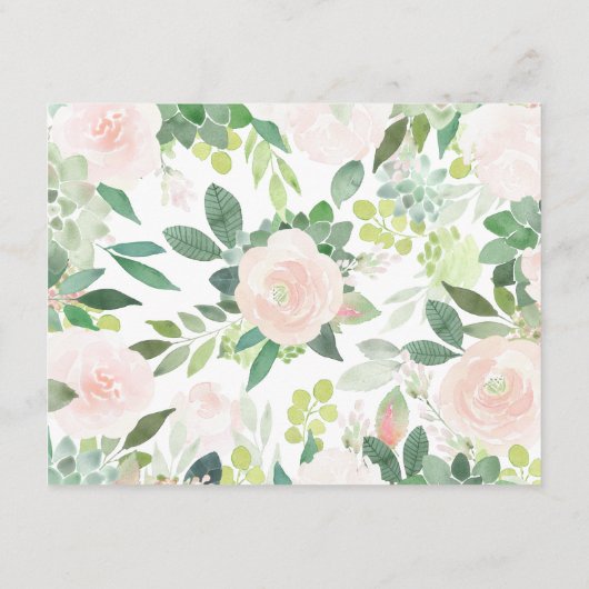 DEVON Succulentの結婚詳細エンクロージャカード エンクロージャーカード (裏面)