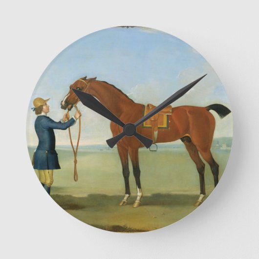 Devonshireの飛行Childers 1742年の公爵(oi ラウンド壁時計 (正面)