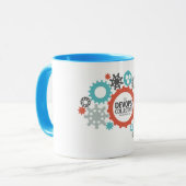 DevOpsの集合的な陶磁器のマグ マグカップ (正面左)