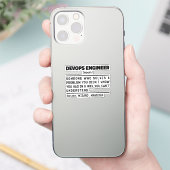 Devopsエンジニア定義卒業おもしろいことわざ シール (スマートフォン)