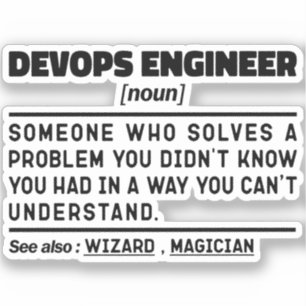 Devopsエンジニア定義卒業おもしろいことわざ シール