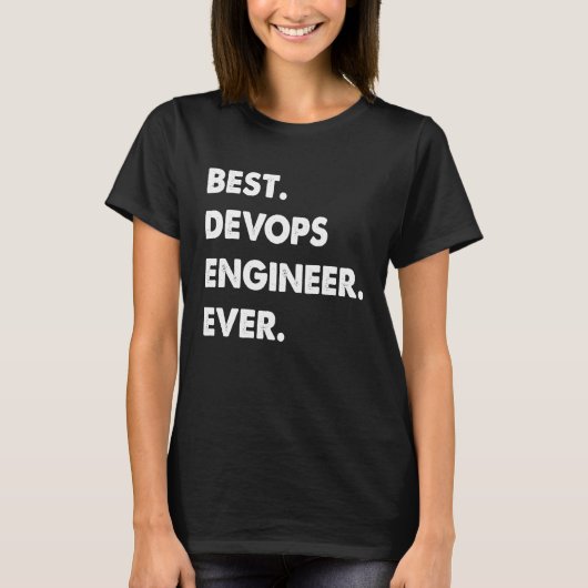 Devopsエンジニ最高のア専門Devopsエンジニアエブ Tシャツ (正面)