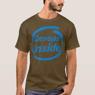 Devops内部プログラマーおもしろいdevopsソフトウェア Tシャツ