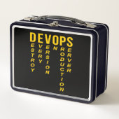 Devops Definition Technical Computer ITプログラマ メタルランチボックス (正面)
