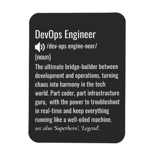 DevOps engineer definition  マグネット (縦)