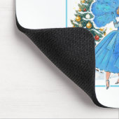 Devoted Sisters White Xmas Merry Christmas Snowfla マウスパッド (コーナー)