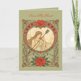 Devotion Vintage Art Nouveau Romance カード