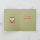 Devotion Vintage Art Nouveau Romance カード (内部)