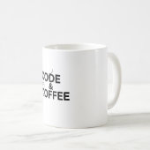 Devsのコード&コーヒーモノラインマグ コーヒーマグカップ (正面右)
