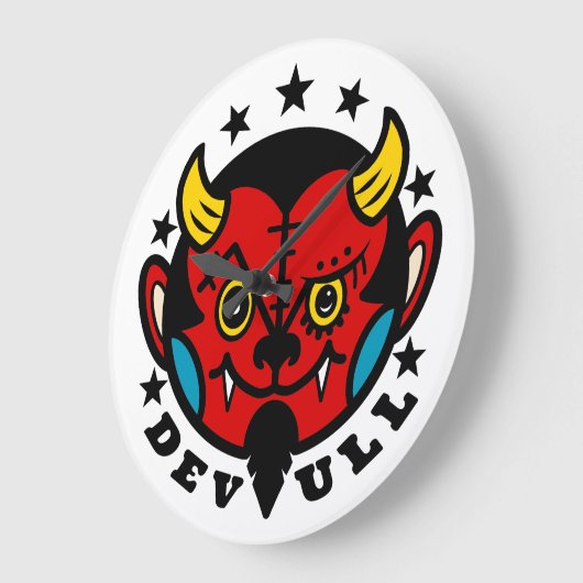 DEVULL壁時計 ラージ壁時計 (傾斜)