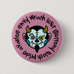 DEVULL "Seven Deadly Sins" Button badges 缶バッジ