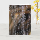 Dew Drop Bead Curtain, Sparkling Water カード (黄色い花)