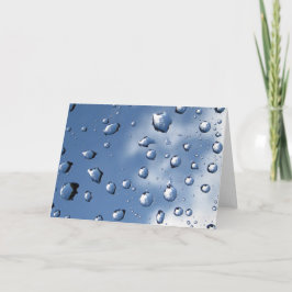 Dew Drop Fibonacci Spiral, Poetry of Nature カード