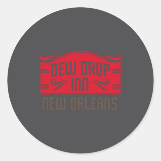 Dew Drop Inn New Orleans _1  ラウンドシール (正面)