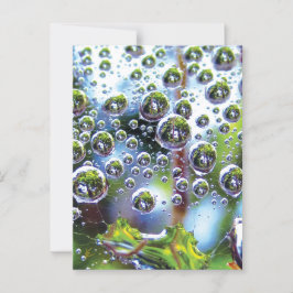 Dew Drops Cascade into Sky, Mesmerizing Botanical ポストカード