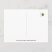 Dew Drops on Green Grass Peaceful Nature ポストカード (裏面)