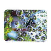 Dew Drops on Spider Web Amazing Nature マグネット (横)