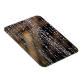 Dew Drops Sparkle on Spider Web Meditation マグネット (右側)