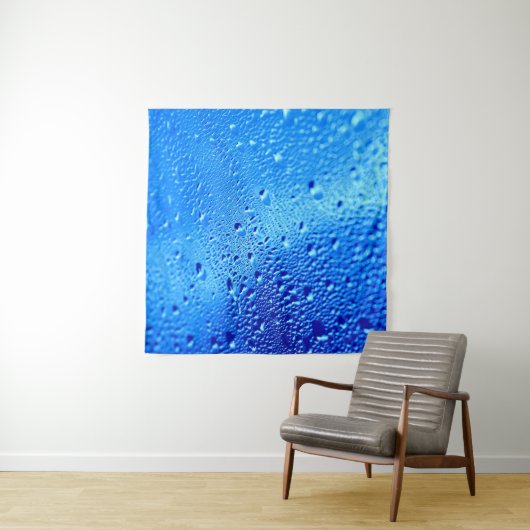 Dew wet glass background window タペストリー (インサイチュ(横))