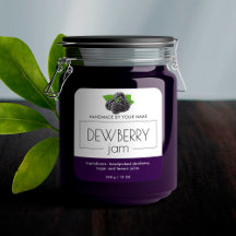 Dewberry Jam製品ラベルシール包装