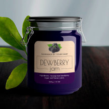Dewberry Jam製品ラベルシール包装