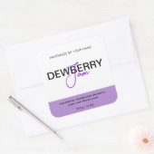 Dewberry Jam製品ラベルシール包装 スクエアシール (封筒)