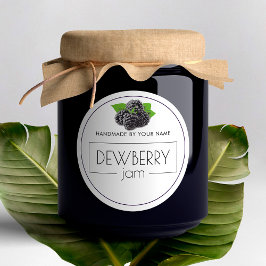 Dewberry Jam Small Product Labelスタンプ ラウンドシール