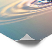 Dewdropクローズアップ水静かな自然シーズン ポスター (角)