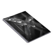 Dewdrop Grass Blade Macro Notebook ノートブック (右側)