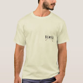 Deweesオーガニック Fly Fishing Tシャツ – フロント/バック (正面)