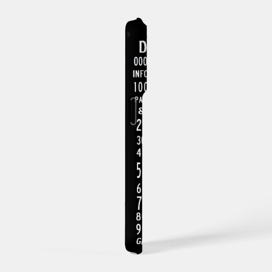 Dewey Decimal Busroll Case iPhoneケース (右側面)