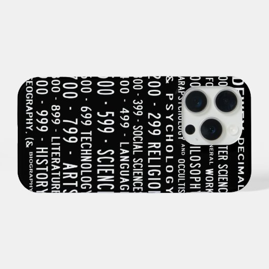 Dewey Decimal Busroll Case iPhoneケース (裏面横)