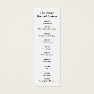 Dewey Decimal Systemブックマーク