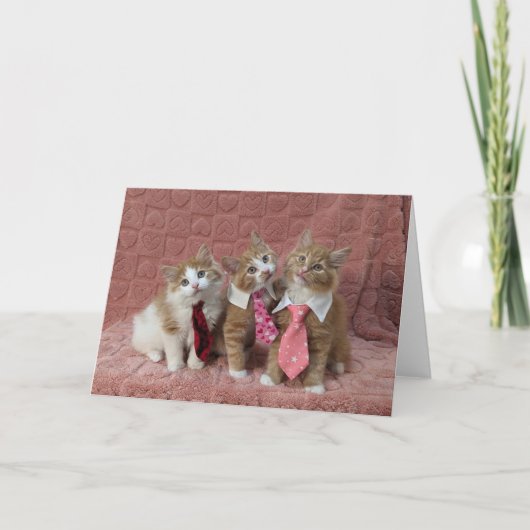 Dewey、Louie、Hueyは全て服装を整えている カード (正面)