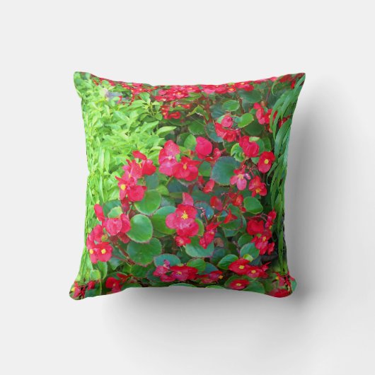 Dewyベゴニア クッション (裏面)