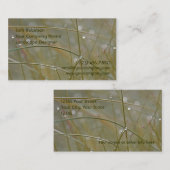 Dewy草の景色または庭師の名刺 名刺 (正面/裏面)