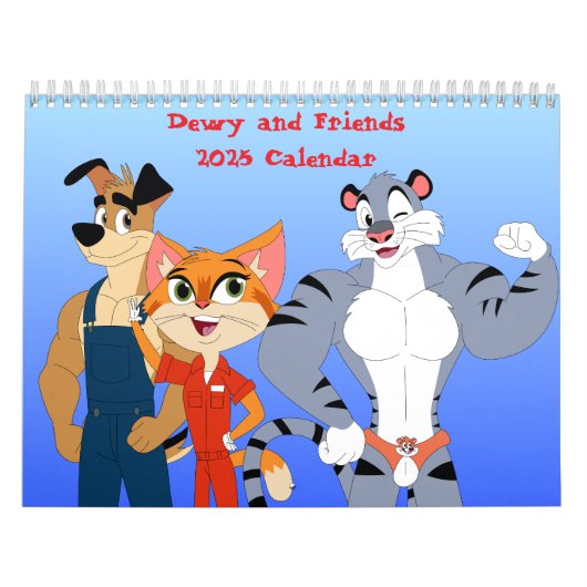 Dewy and Friends 2025カレンダー カレンダー (カバー)