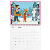 Dewy and Friends 2026 Calendar カレンダー (2月 2027)