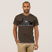 DEX MUSIC OFFICIAL T-SHIRT BROWN Tシャツ (正面フル)