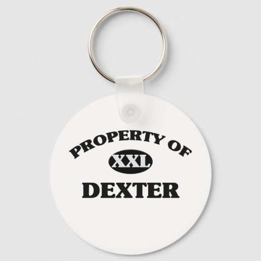 DEXTERのプロパティ キーホルダー (正面)