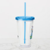 Dexterキャラクター名グラフィック アクリルタンブラー (右)