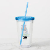 Dexterキャラクター名グラフィック アクリルタンブラー (裏面)