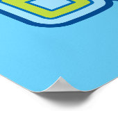 Dexterキャラクター名グラフィック ポスター (角)