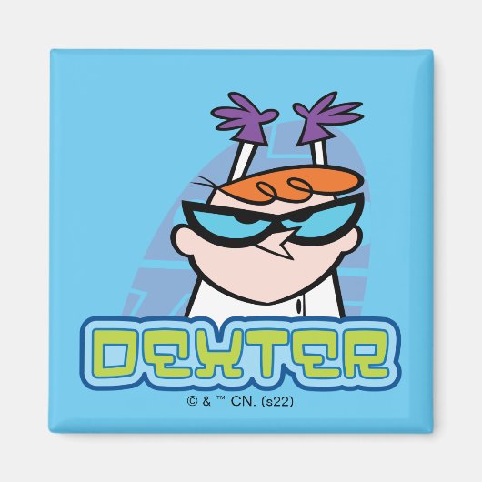 Dexterキャラクター名グラフィック マグネット (正面)