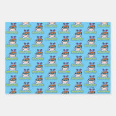 Dexterキャラクター名グラフィック ラッピングペーパーシート (正面3)