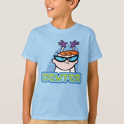 Dexterキャラクター名グラフィック Tシャツ (正面)