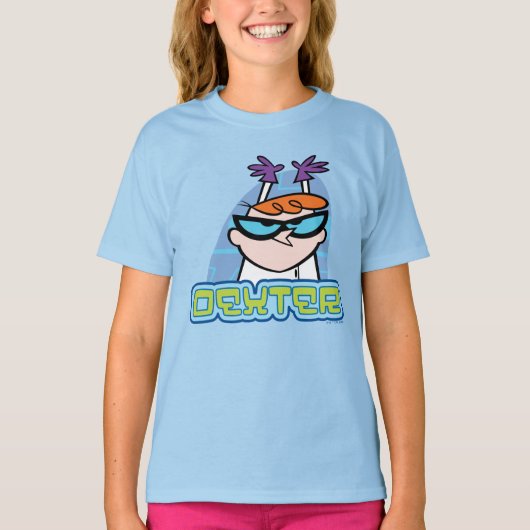 Dexterキャラクター名グラフィック Tシャツ (正面)