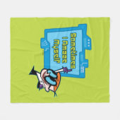 Dexter – 時々私は自分自身を驚かす フリースブランケット (正面(横))