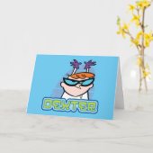 Dexter Character Name Graphic カード (黄色い花)